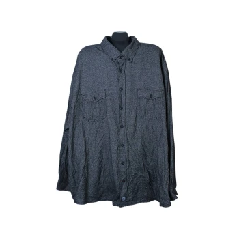 Мужская серая теплая рубашка ANGELO LITRICO, 7XL