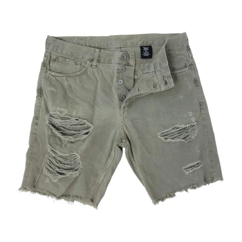 Мужские джинсовые рваные шорты DENIM W36