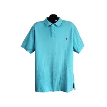 Мужское голубое поло POLO by RALPH LAUREN, XXL 