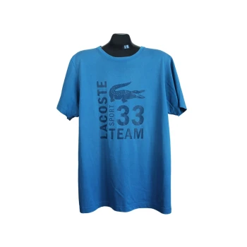 Мужская синяя футболка LACOSTE, L