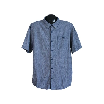 Мужская серая льняная рубашка LEE COOPER, XL