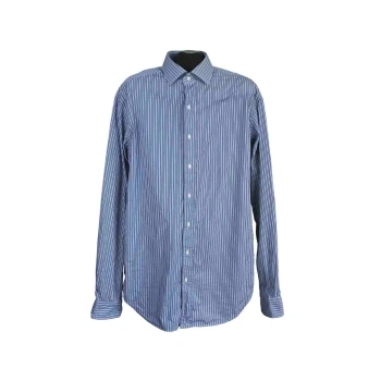 Рубашка мужская синяя в полоску POLO by RALPH LAUREN, XL