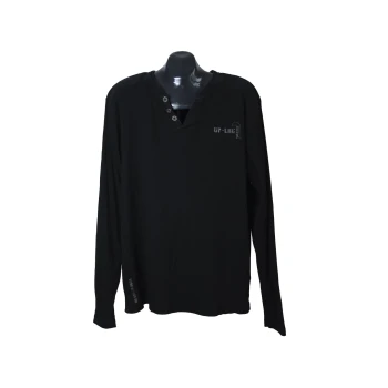 Лонгслив мужской черный ANGELO LITRICO, XXL