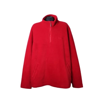 Мужская красная флисовая кофта HUMAN NATURE, 3XL