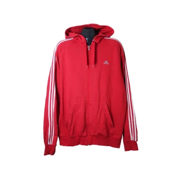 Мужская красная толстовка с капюшоном ADIDAS, XL