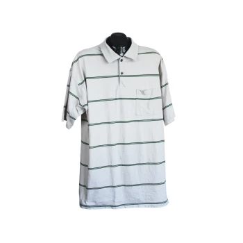 Поло мужское бежевое в полоску BIAGGINI, XL