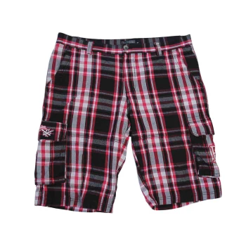 Шорты карго мужские в клетку BONPRIX W38