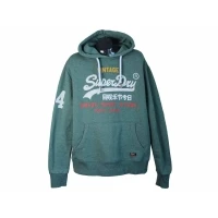 Мужская зеленая толстовка SUPERDRY, XXL