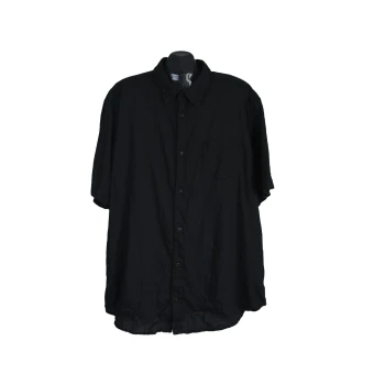 Рубашка льняная мужская черная ANGELO LITRICO, 3XL
