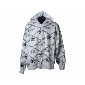 Мужская толстовка с капюшоном на молнии FISHBONE, XL