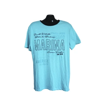 Футболка мужская голубая GENTS & CO, L 
