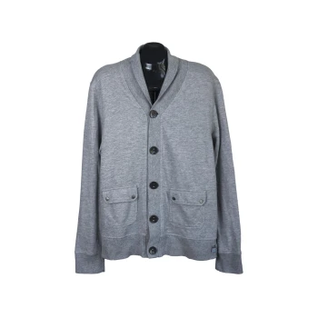 Кардиган на пуговицах мужской серый URBAN SPIRIT, L