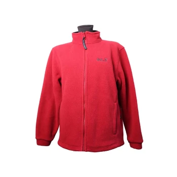 Женская красная флисовая кофта JACK WOLFSKIN, M