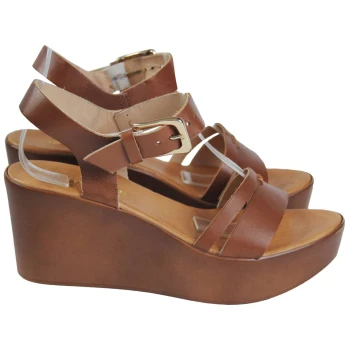 Босоножки на танкетке женские кожаные MINELLI 37 размер