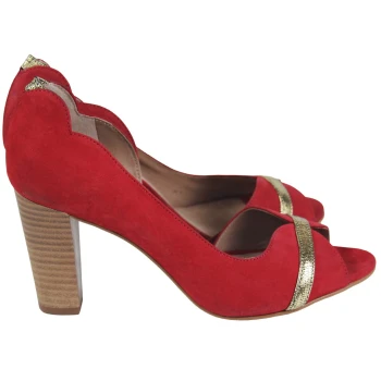 Босоножки красные женские кожаные MINELLI 37 размер