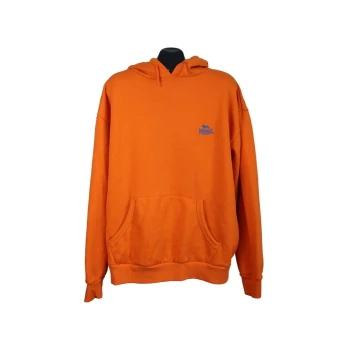 Толстовка с капюшоном мужская оранжевая LONSDALE, 3XL