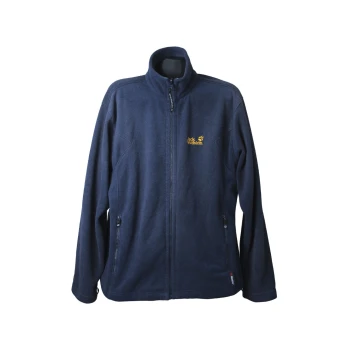 Мужская флисовая синяя кофта JACK WOLFSKIN POLARTEC, XL