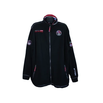 Кофта флисовая мужская черная NEBULUS, 3XL