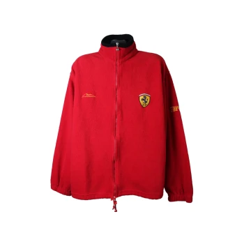 Мужская красная флисовая кофта FERRARI, 3XL