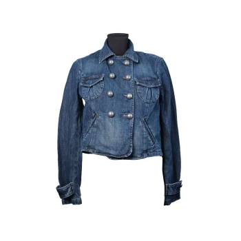 Женская синяя джинсовая куртка PROMOD, S