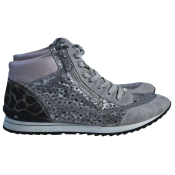 Ботинки женские кожаные с перфорацией RIEKER 38 размер