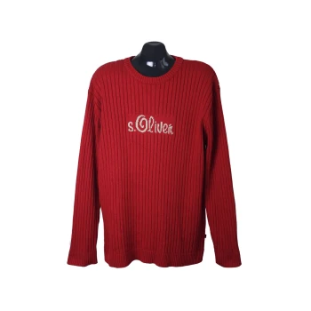 Джемпер мужской красный S.OLIVER, XL