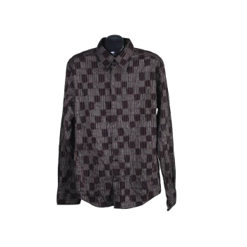 Рубашка мужская коричневая HUGO BOSS, L