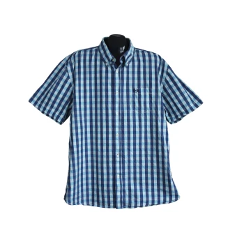 Рубашка мужская в клетку CASUAL WEAR & COMFORT FIT, XL