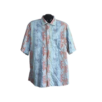 Рубашка мужская в цветную полоску SIGNUM REGULAR CUT, XL