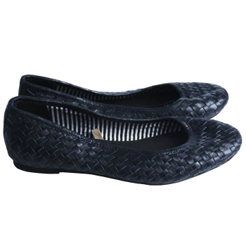 Балетки кожаные женские черные ESMARA 37 размер