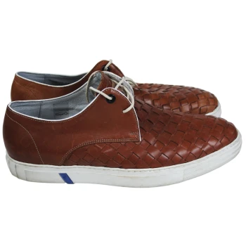 Туфли кожаные мужские плетеные FLORIS VAN BOMMEL 44 размер