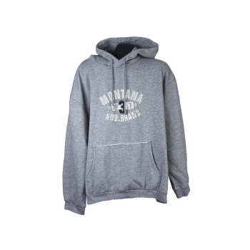 Толстовка мужская серая с капюшоном MONTANA, XXL