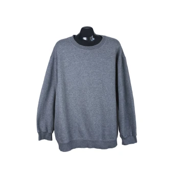 Свитшот мужской серый DOMYOS, 3XL