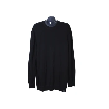 Джемпер из хлопка мужской черный S.OLIVER, XXL