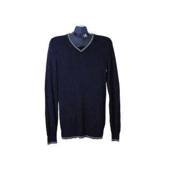 Пуловер мужской из хлопка синий GEOX, S