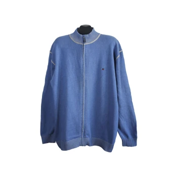 Кофта синяя мужская на молнии STATE OF ART, 3XL