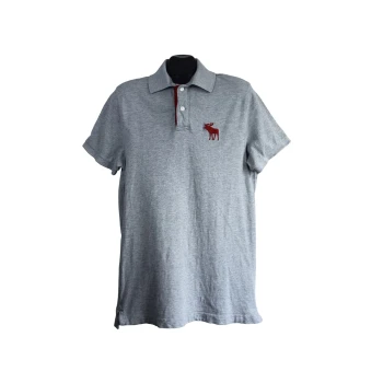 Поло мужское серое ABERCROMBIE & FITCH, M