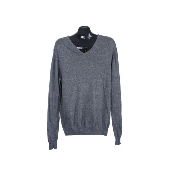 Пуловер мужской тонкий серый H&M, М