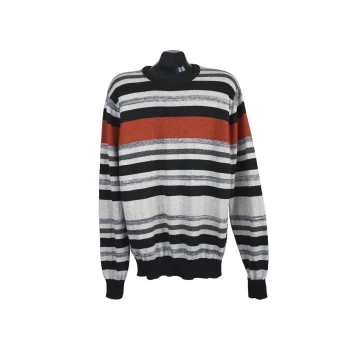 Джемпер в цветную полоску мужской CANDA, М