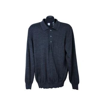 Джемпер с отложным воротником шерстяной мужской TAILOR & SON, М