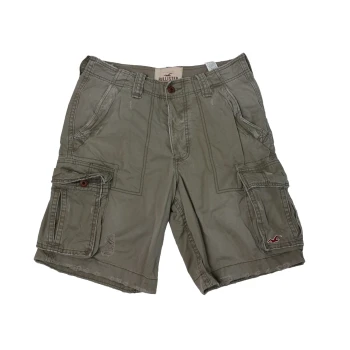 Шорты карго мужские зеленые HOLLISTER W 36