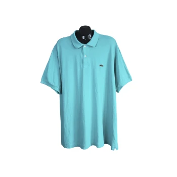 Поло бирюзовое мужское LACOSTE CLASSIC FIT, 4XL
