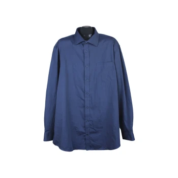 Рубашка синяя мужская DRESSMANN, XXL