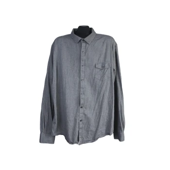 Рубашка серая мужская CLAIBORNE SLIM FIT, 3XL   