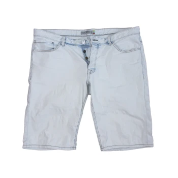 Шорты джинсовые белые мужские CLOCKHOUSE W40     