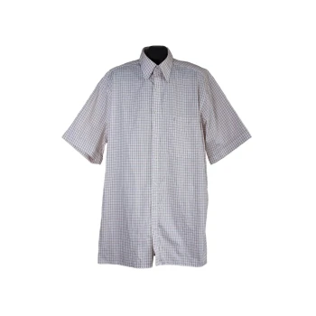 Тенниска мужская в клетку ETERNA EXCELLENT BLACK LINE, XL