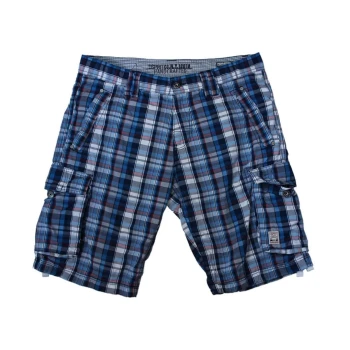Шорты карго мужские в клетку ESPRIT W36