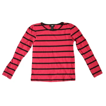 Детская красная кофта в полоску H&M для девочки 5-7 лет