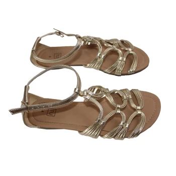 Женские золотистые сандалии TU 37 размер