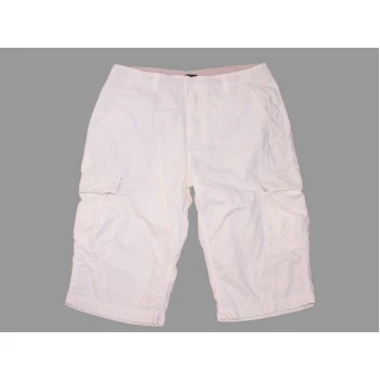 Мужские белые льняные шорты NEW ROADS CARGO W 34 
